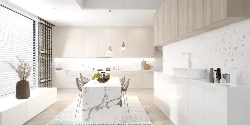Marbled Kitchen 