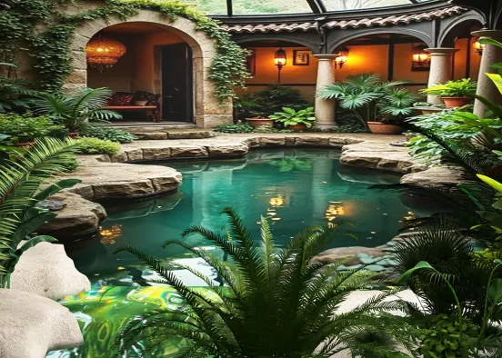 # Secluded paradise Визуализация дизайна
