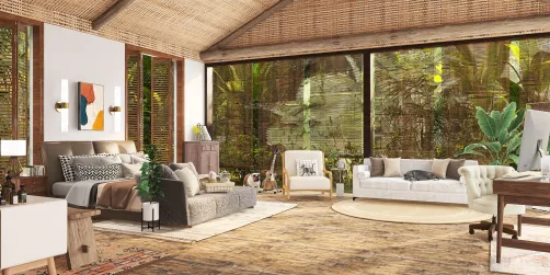 Grand plant bedroom