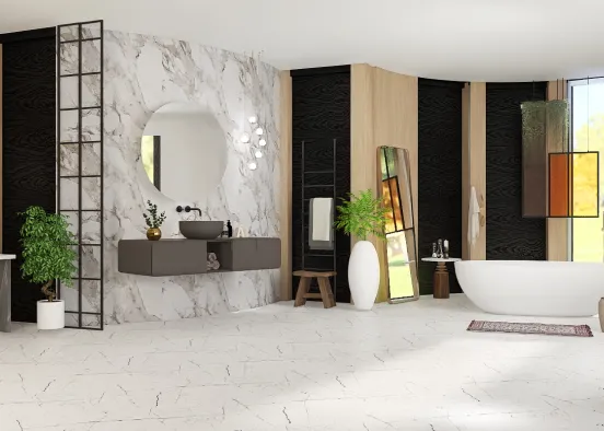 Bathroom Oasis Design Rendering