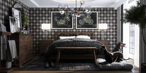 Masculine Bedroom 