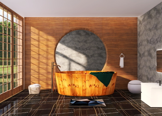 Bathroom  Design Rendering