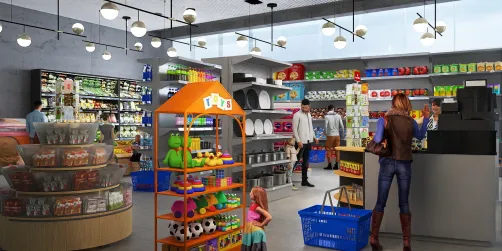 A convenience store