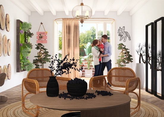 Love is in the floral air Design Rendering