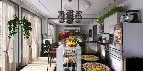 Country Kitchen with modern accents ❤️❤️