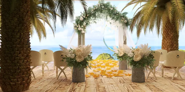 Wedding on the beach 💐
