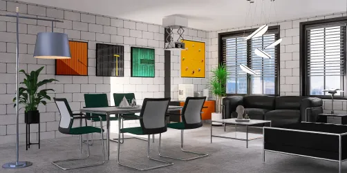 Sala de reuniones estilo Bauhaus