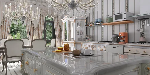 Victorian style kitchen