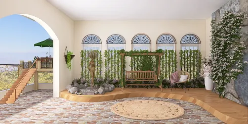 Garden patio