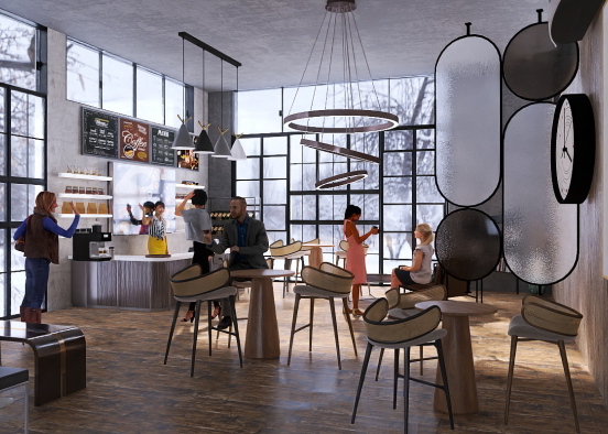 cafe shop 😍🙃 Design Rendering