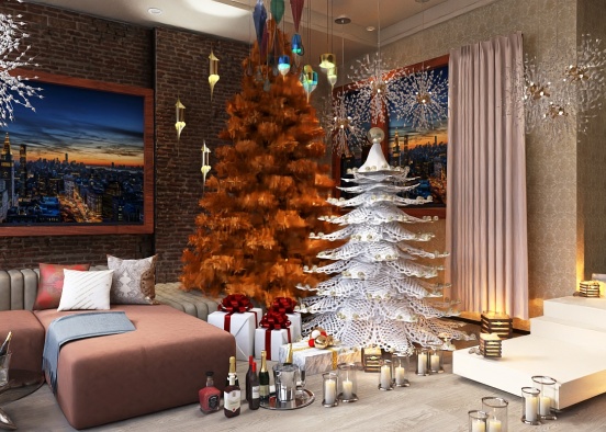 christmas eve . epic space  Design Rendering