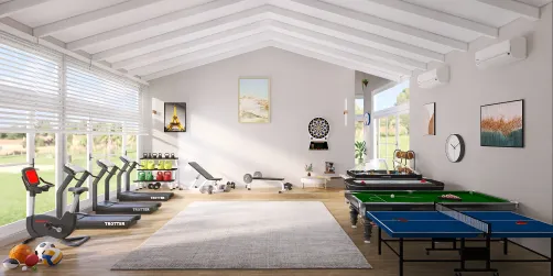 Luxury Villa Sports Room