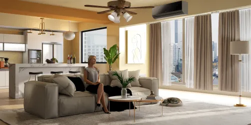 Gold Living Room