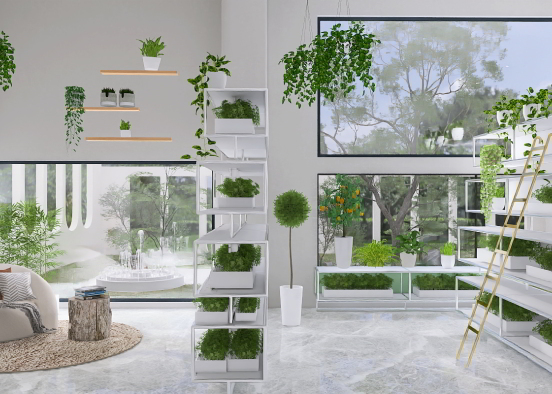 Luxury mini vertical indoor farm 🪴  Design Rendering