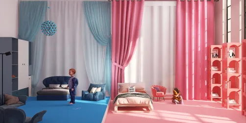 Boy and Girl Room