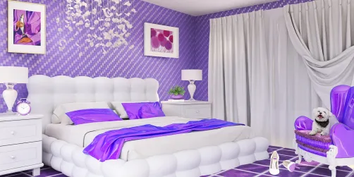 May Lilac and Cream Design