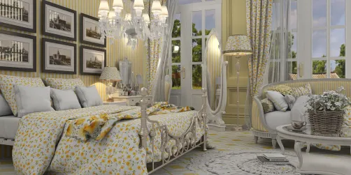 French Provence Bedroom 
