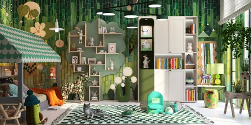 Floating kids room