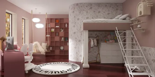 Tween bedroom with Kitty