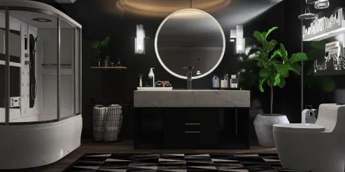 Experimenting with black walls🖤