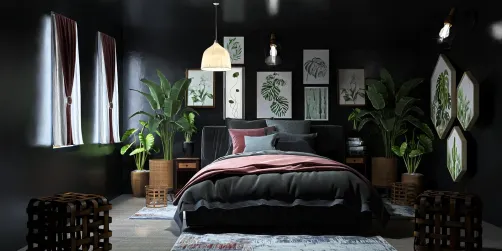 “Forest Noir” Bedroom 