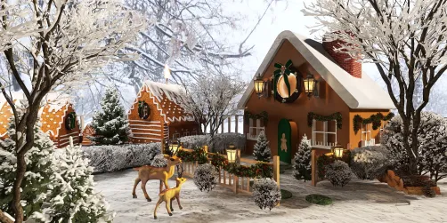Gingerbread Village 🌲❄️