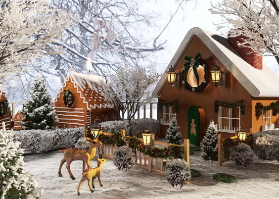 Gingerbread Village 🌲❄️ Design Rendering