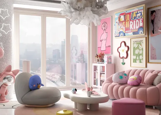 # Kawaii Style Condo Визуализация дизайна