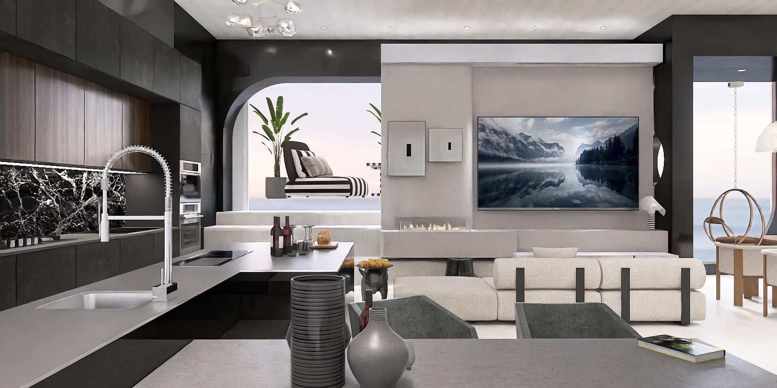 Concrete House in Hollywood Hills