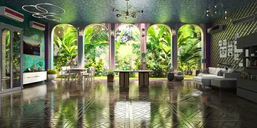 nature living room design 