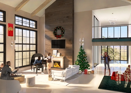 A Christmas Afternoon Design Rendering