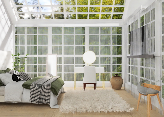 naturally shinny and sunny room Design Rendering