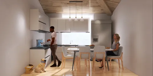 Cocina pequeña/small kitchen 