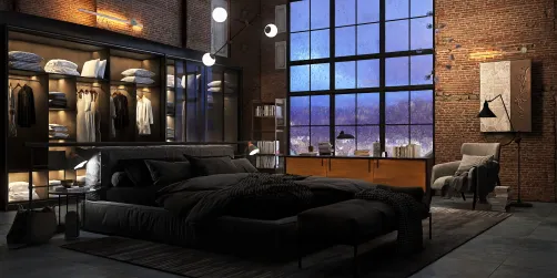 Industrial bedroom 🖤