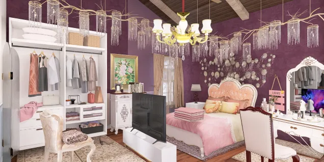 Victorian Pink Bedroom