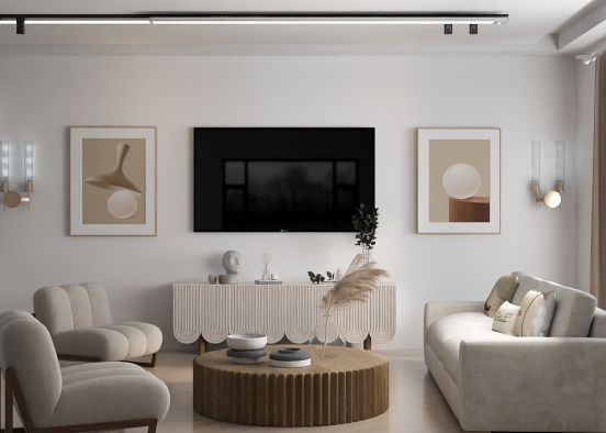 Small apartment (cozy)  Design Rendering