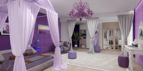 purple and white 