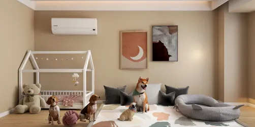 a dog room