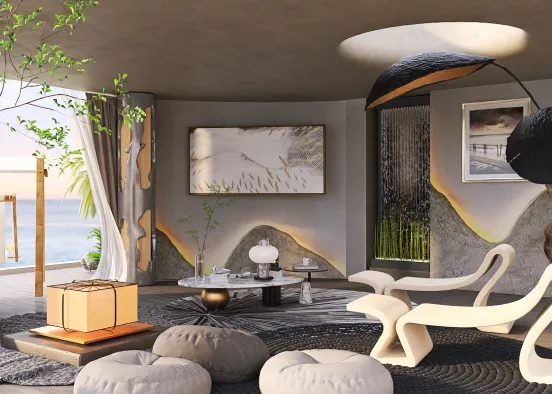 # Seaside retreat Renderização de Design