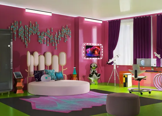 Tecna's room(club Winx)
 Design Rendering