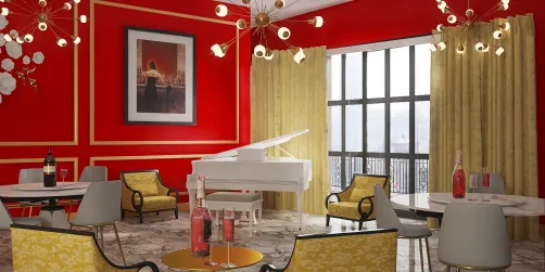 The Red Room wine bar. 