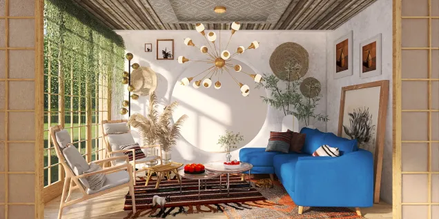 modern spanish living room 