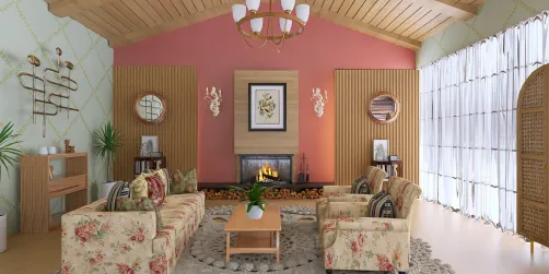 winter cabin