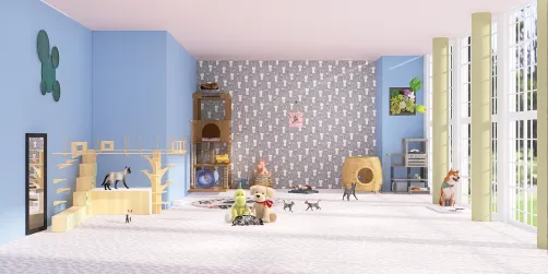 a cute pet room