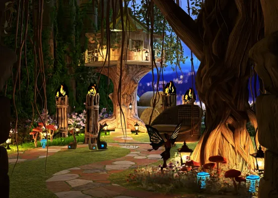# Tree tops.. Renderização de Design