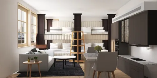 4 bed tiny appt 