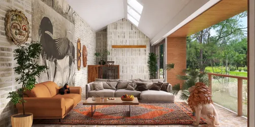 African living room