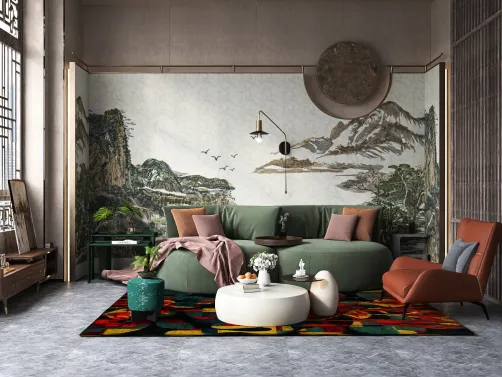 colorful living room vibes🚶‍♀️