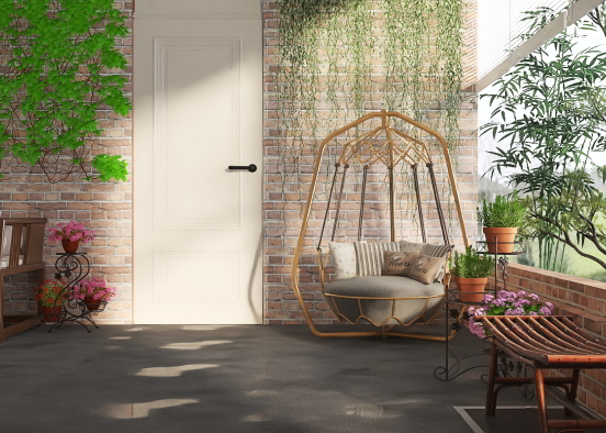 terrace after the rain Design Rendering