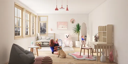 Chambre de bébé ☁️🐶